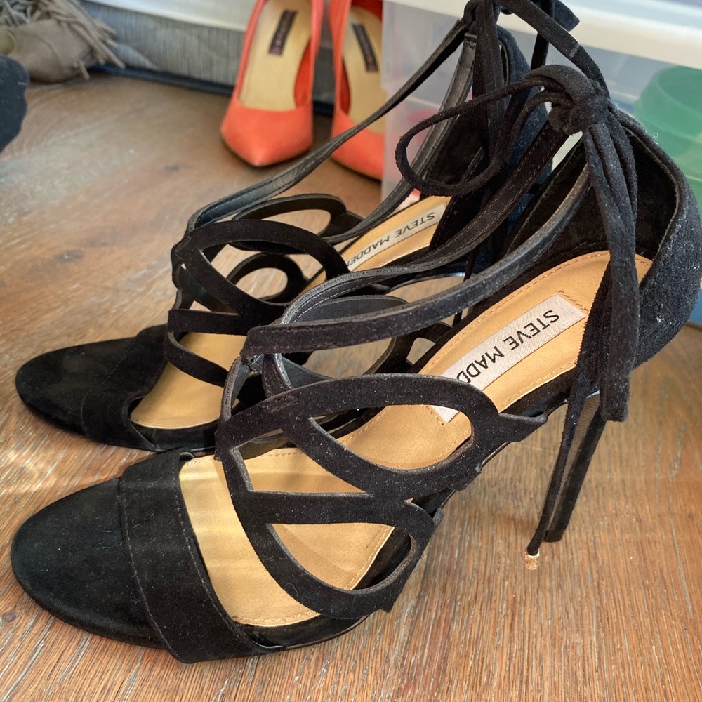Strappy heels